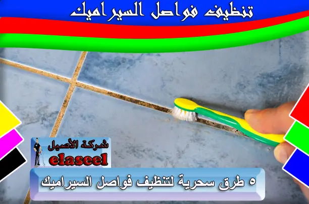 تنظيف فواصل السيراميك